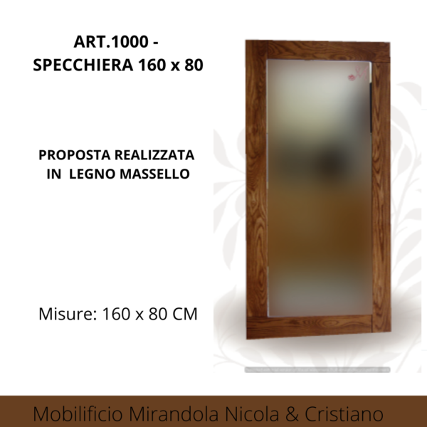 specchio 160x80, specchiera modern, speccho bagno 160, specchio da parete 160, specchiera per ingresso, specchiera legno grande, specchio legno grezzo, specchiera moderna per ingresso