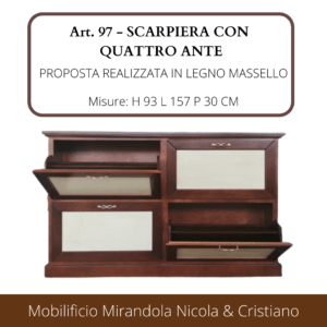ART. D.75 - Armadio per ingresso classico - Mobilificio Mirandola