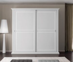 armadio scorrevole classico per camera da letto, armadio classico noce, armadio classico bianco legno massello, armadio legno massello